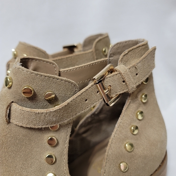 NWOB Carlos Santana Blake Suede Bootie - Tan - Picture 2 of 7